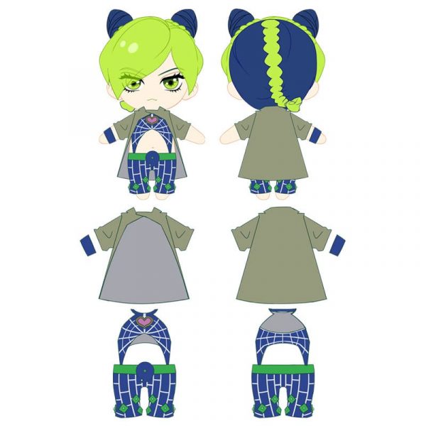 Limited JoJo Bizarre Adventure 6 Jolyne Cujoh Mascot Cosplay Plush Stuffed Doll