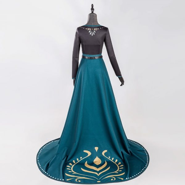 Snow Queen 2 Anna Coronation Long Gown Cape Dress