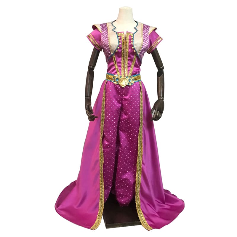 princess jasmine purple dress Did I successfully recreate Jasmine's dress? purple chiffon sleeves with draped chiffon shoulders Vintage 90s Disney Store Princess