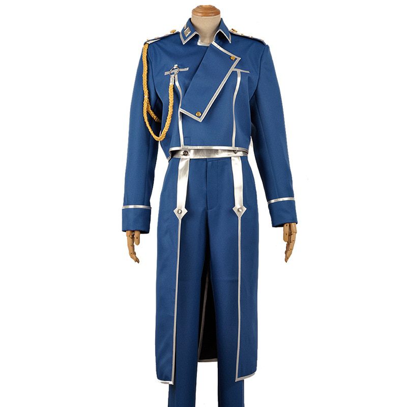 Anime Fullmetal Alchemist Cosplay Costumes Roy Mustang Men’s Uniforms