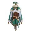 Genshin Impact Venti Cosplay Costume Mondstadt Wind God Lovely Uniform
