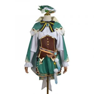 Genshin Impact Venti Cosplay Costume Mondstadt Wind God Lovely Uniform