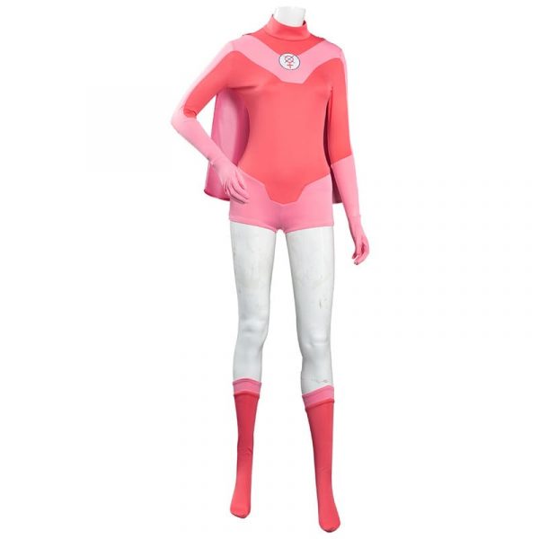 Invincible Atom Eve Cosplay Costumes Outfits With Cloak