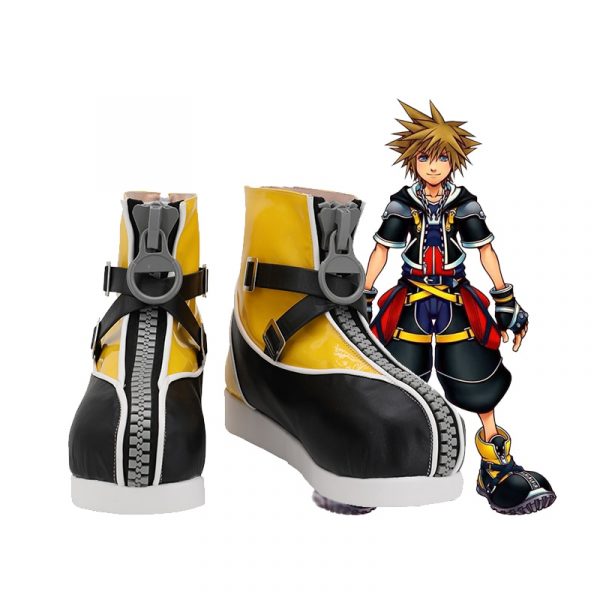 Anime Kingdom Hearts 2 Sora Cosplay Shoes Custom-made