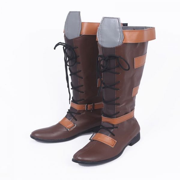 Tyrian Callows Cosplay Brown Boots Custom Made