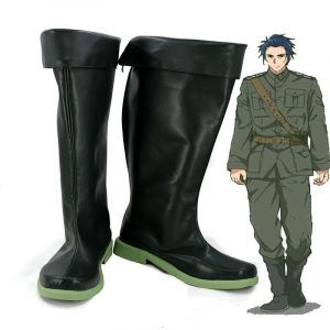 Violet Evergarden Gilbert Bougainvillea Cosplay Black Boots