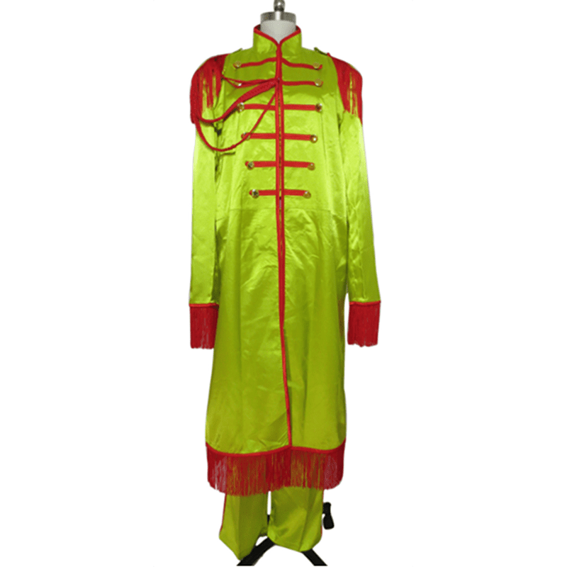 The Beast SGT. Pepper's Lonely Hearts George Harrison Outfits Fruit Green Color