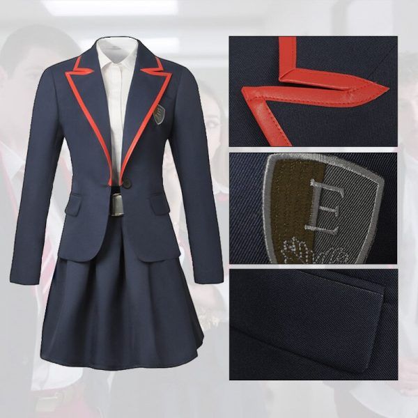 Elite School Uniform Pleated JK Cloth TV Series Cosplay Costume