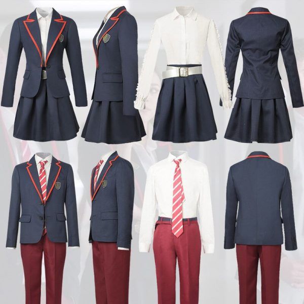 Elite School Uniform Pleated JK Cloth TV Series Cosplay Costume