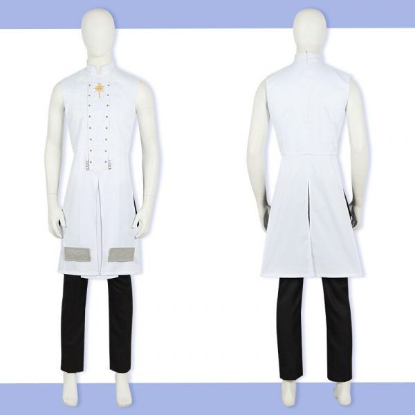 Game Final Fantasy FF14 Alphinaud Leveilleur Cosplay Costumes