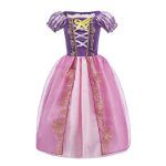 3-10 Years Anna Elsa Girl Dress Princess Costume Children Rapunzel Mermaid Belle Outfit