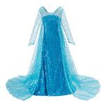 3-10 Years Anna Elsa Girl Dress Princess Costume Children Rapunzel Mermaid Belle Outfit