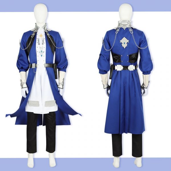 Game Final Fantasy FF14 Alphinaud Leveilleur Cosplay Costumes