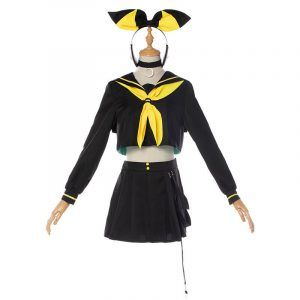 Women Kagamine Rin/Len Cosplay Halloween Costume Uniform Outfits