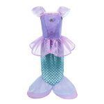 3-10 Years Anna Elsa Girl Dress Princess Costume Children Rapunzel Mermaid Belle Outfit