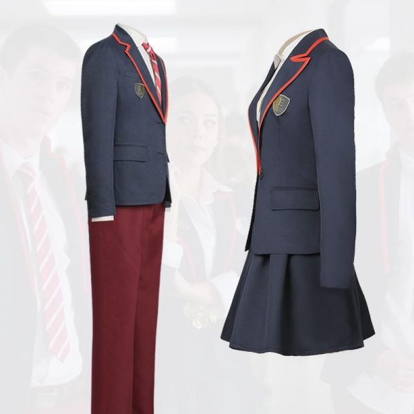 Elite School Uniform Pleated JK Cloth TV Series Cosplay Costume