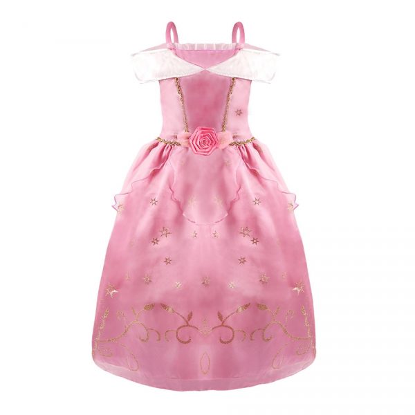 3-10 Years Anna Elsa Girl Dress Princess Costume Children Rapunzel Mermaid Belle Outfit