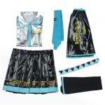 Anime Hatsune Miku Cosplay Costume Cute Maid Outfit