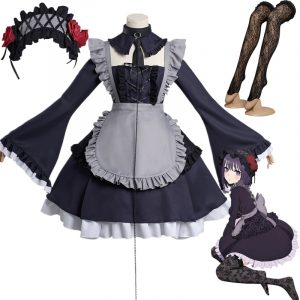 Anime My Dress Up Darling Cosplay Costume Marin Kitagawa Costume Maid Dress Halloween Lolita Set