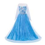 3-10 Years Anna Elsa Girl Dress Princess Costume Children Rapunzel Mermaid Belle Outfit