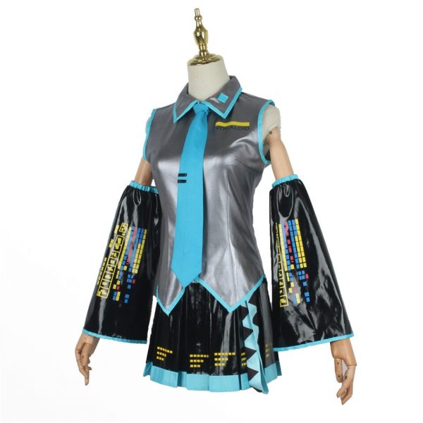 Anime Hatsune Miku Cosplay Costume Cute Maid Outfit