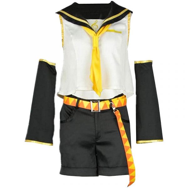 Speedcosplay Hatsune Miku Kagamine Rin Uniform Halloween Cosplay Costume (2)
