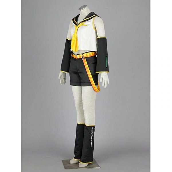 Speedcosplay Hatsune Miku Kagamine Rin Uniform Halloween Cosplay Costume (3)