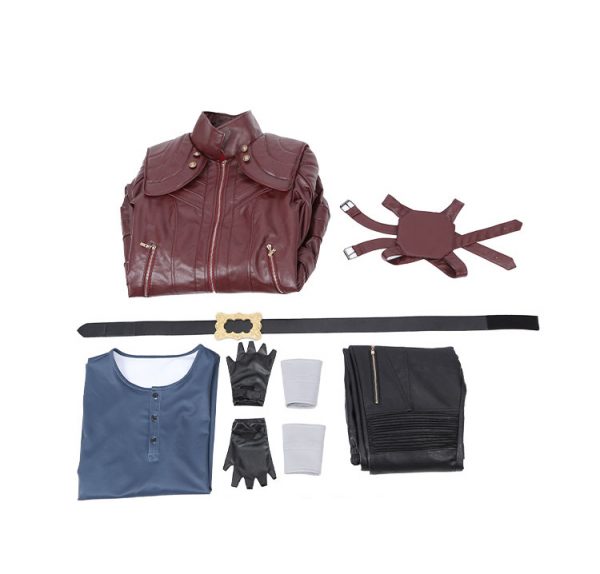 Devil May Cry Dante Cosplay Costume DMC 5 Deluxe Leather Full Set (8)