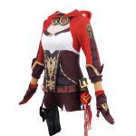 Game Genshin Impact Amber Cosplay Costume (1)