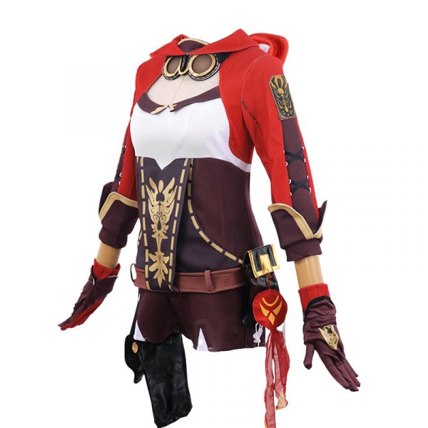 Game Genshin Impact Amber Cosplay Costume (3)