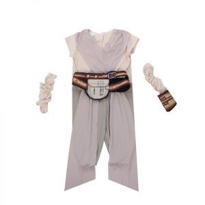 Movie Star Wars Rey Dress Kids Halloween Costumes for Kids