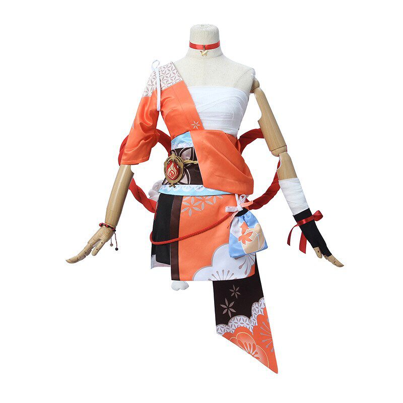 Game Genshin Impact Naganohara Yoimiya Cosplay Costumes