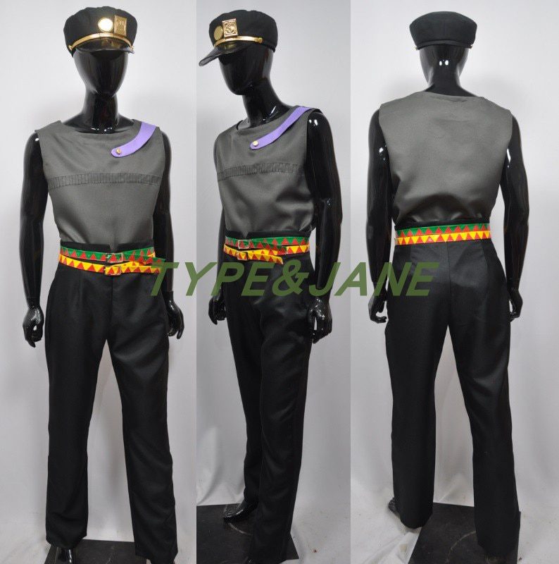JoJo’s Bizarre Jotaro Kujo Costume Adventure Kujo Jotaro Uniform Custom Made