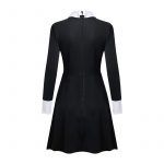 Movie The Addams Family Wednesday Addams Gothic Cosplay Halloween Adult Costume