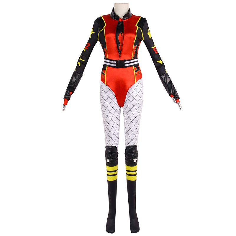 Movie Harley Quinn Roller Derby Cosplay Costume
