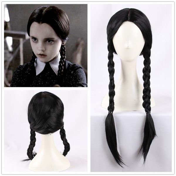 Movie The Addams Family Wednesday Addams Gothic Cosplay Halloween Adult Costume