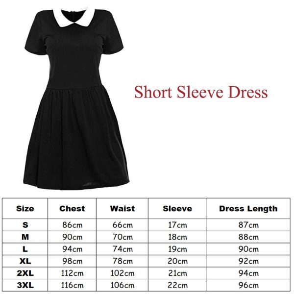 Movie The Addams Family Wednesday Addams Gothic Cosplay Halloween Adult Costume