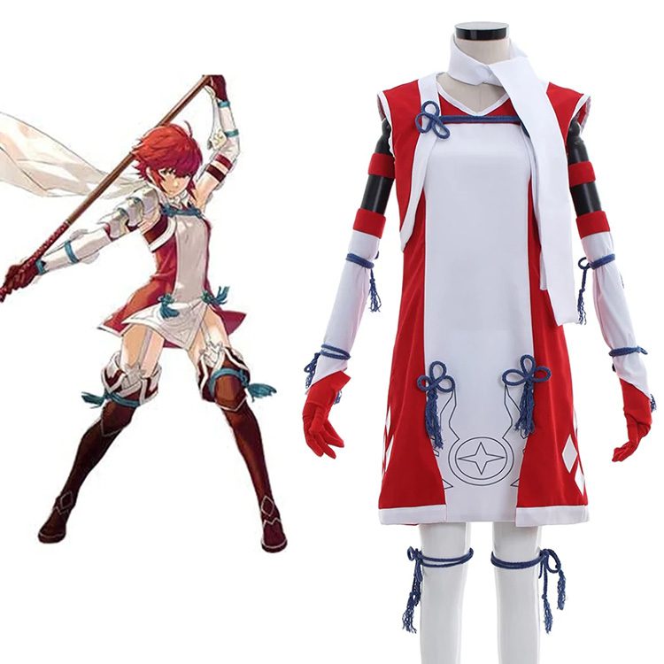 Anime Fire Emblem Awakening Hinoka Cosplay Costume Women Dress