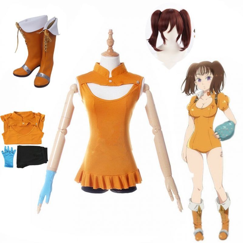 The Seven Deadly Sins Imashime no Fukkatsu Diane Serpent's Sin of Envy Cosplay Costume