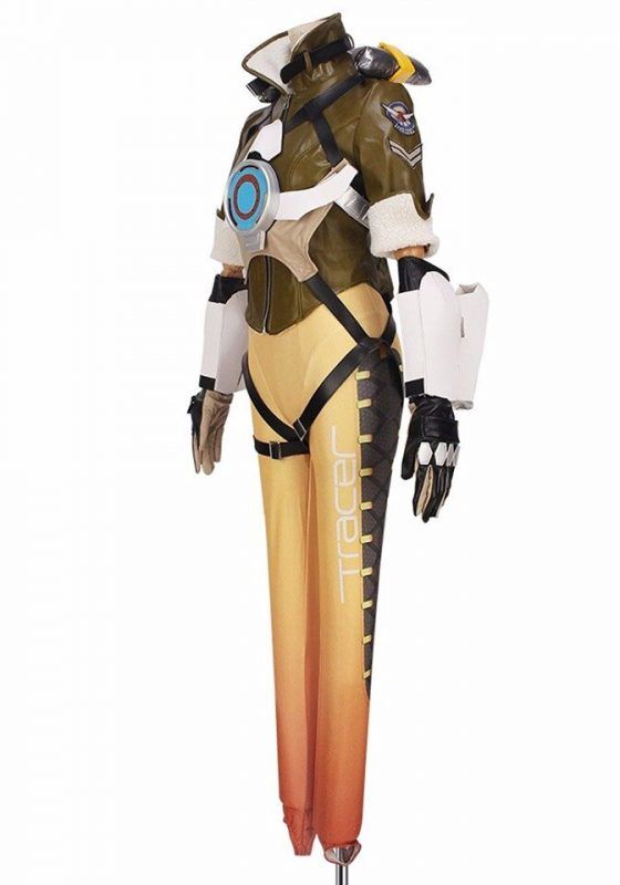 OW Tracer Lena Oxton Cosplay Costume Full Set Tailor Made