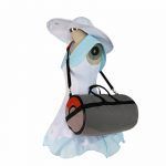 Sun Moon Lillie Cosplay Dress with Hat and Bag Cosplay Costume