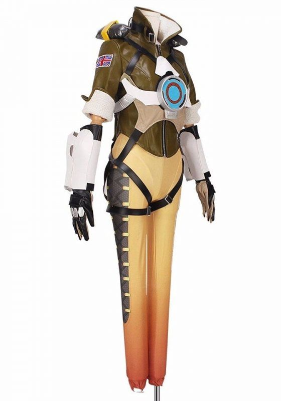 OW Tracer Lena Oxton Cosplay Costume Full Set Tailor Made