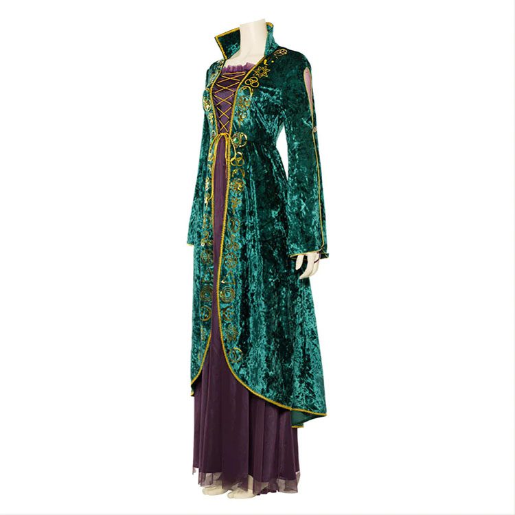 Hocus Pocus Winifred Sanderson Cosplay Costume Outfit (2)