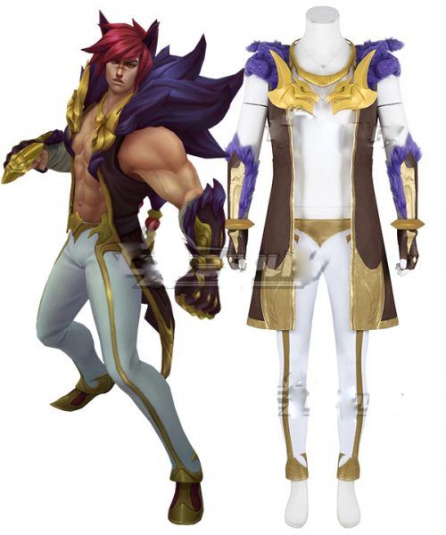 League of Lengends LOL The Boss Sett Cosplay Costume