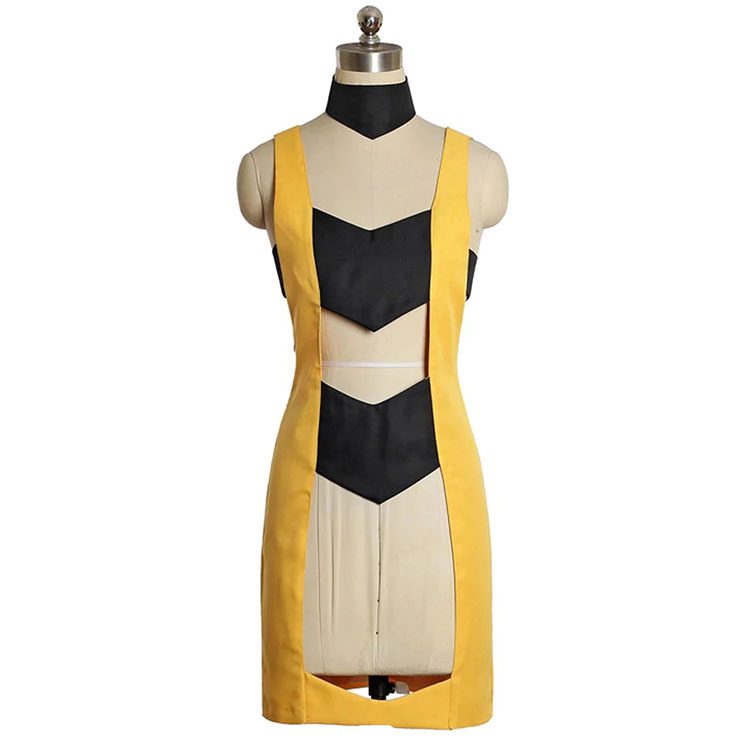 Pokemon Elesa Cosplay Dress Costume