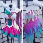 Star Guardian Xayah Cosplay Costume LOL Light Xayah Cosplay (1)