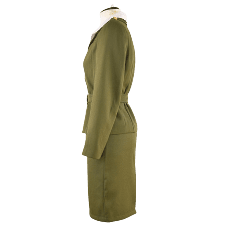 The First Captain America Agent Peggy Carter Cosplay Costume (3)