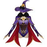 Genshin Impact Mona Cosplay Costumes Bodysuit