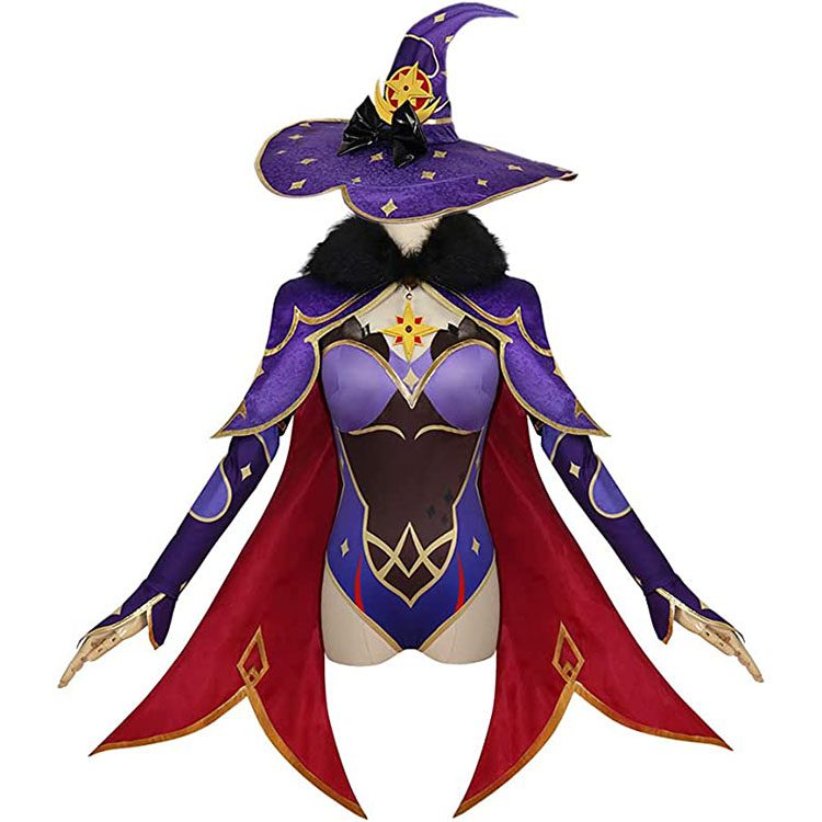 Genshin Impact Mona Cosplay Costumes Bodysuit