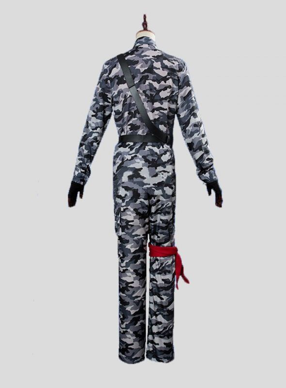 Japanese Voice Actor Division Rap Battle Mad Trigger Crew Rio Mason Busujima Crazy M Camouflage Uniform Outfit Cosplay Costume